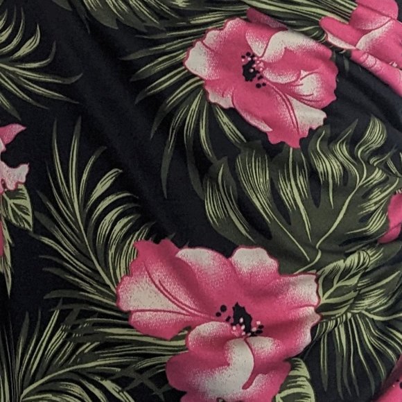 Pinup Couture Tiki Hibiscus Dress PUG - Picture 9 of 10